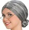 4E's Novelty Old Lady Costume for Kids - 5 Pcs Set for 100th Day of School Grandma Costume for Kids Girls, Gray Wig, Glasses with Chain, Wig Cap, Necklace